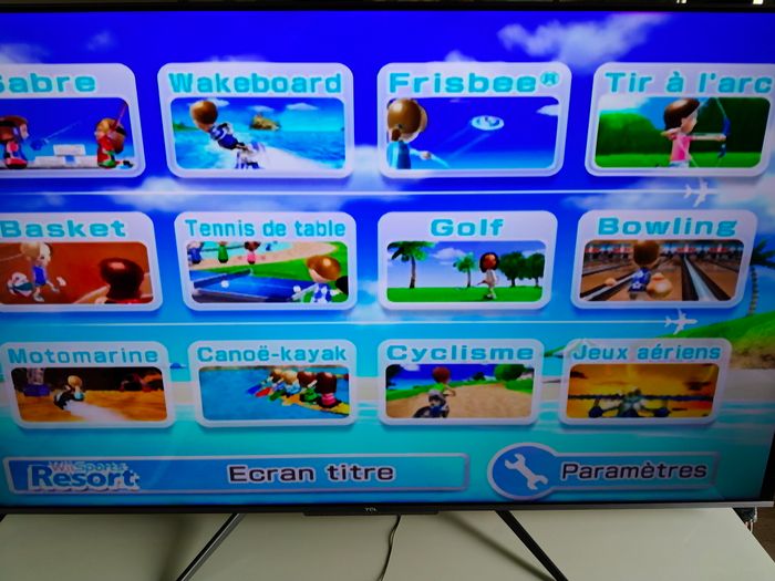 wii noir en boite pack sports resort - photo numéro 8