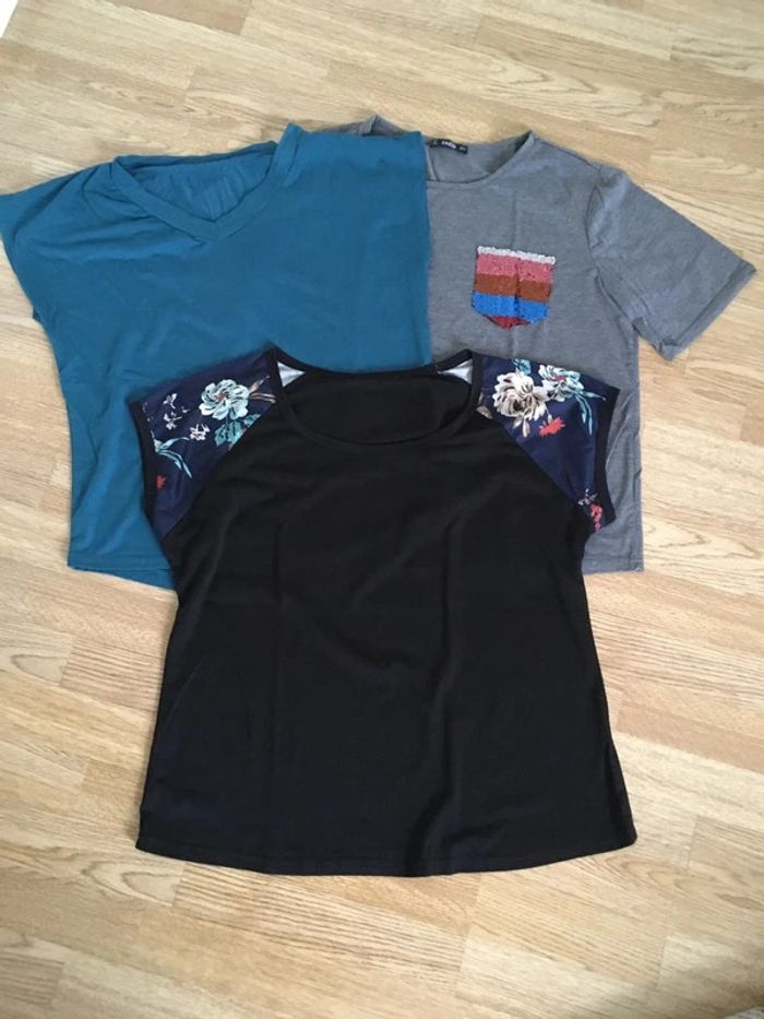Lot t-shirts taille M - photo numéro 2
