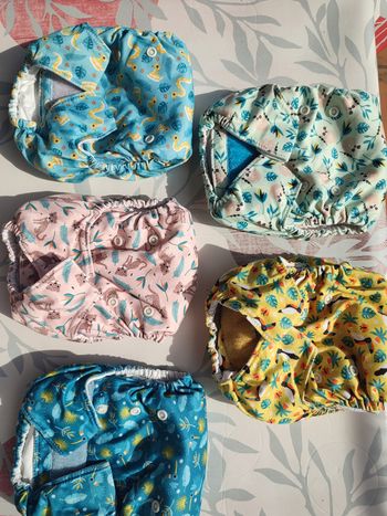 5 Couches lavables  TE1 - Miosolo - Bambino Mio