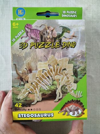 Puzzle 3d dinosaure