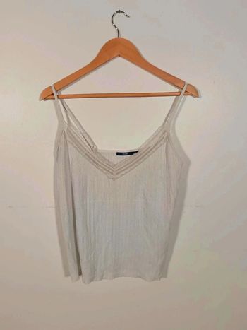 Débardeur blanc kiabi 38