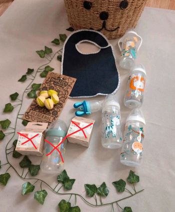 Lot biberons /tétines + jouet de dentition 🍃 tigex / oli & carol