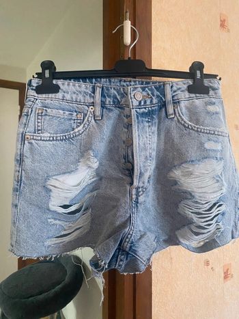 Short en jeans