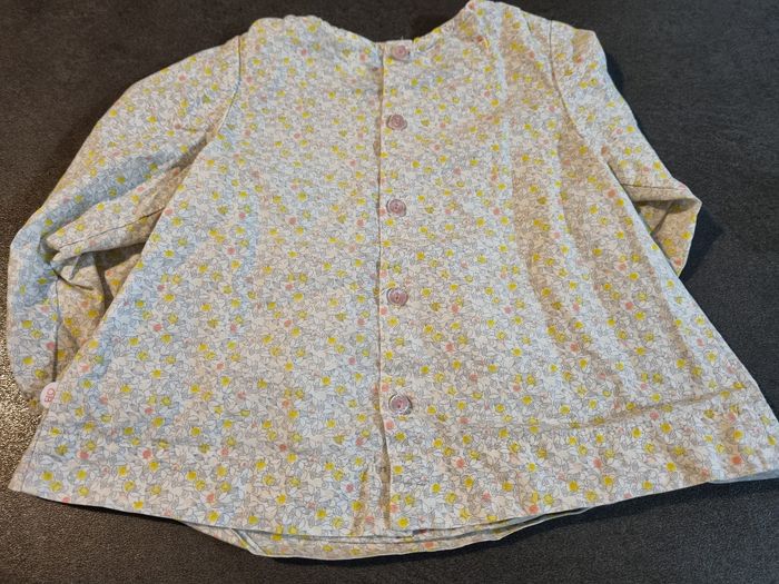 Blouse manches longues Obaïbi 12 mois - photo numéro 2