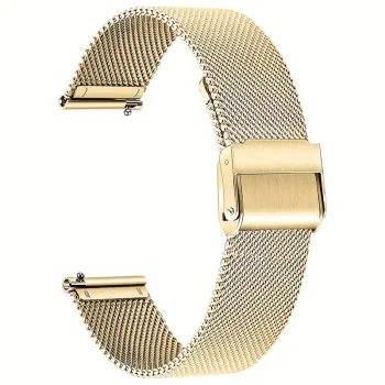 Bracelet maille doré montre 16 mm