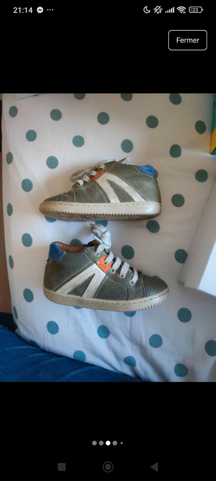Chaussures Babybotte garçon vert - photo numéro 3