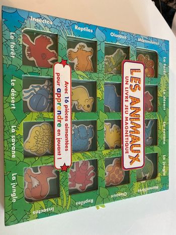 Les Animaux un livre jeu Magnétique