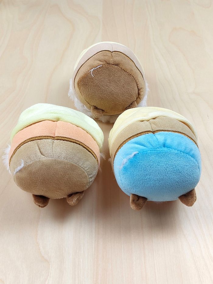 Lot 3 Peluches doudous sept nains tsum tsum Ufufy 13 cm Prof, Atchoum, Joyeux Disney - photo numéro 3