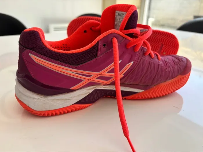Asics Gel-Resolution 6 - berry/flash coral/plum Asics - photo numéro 13