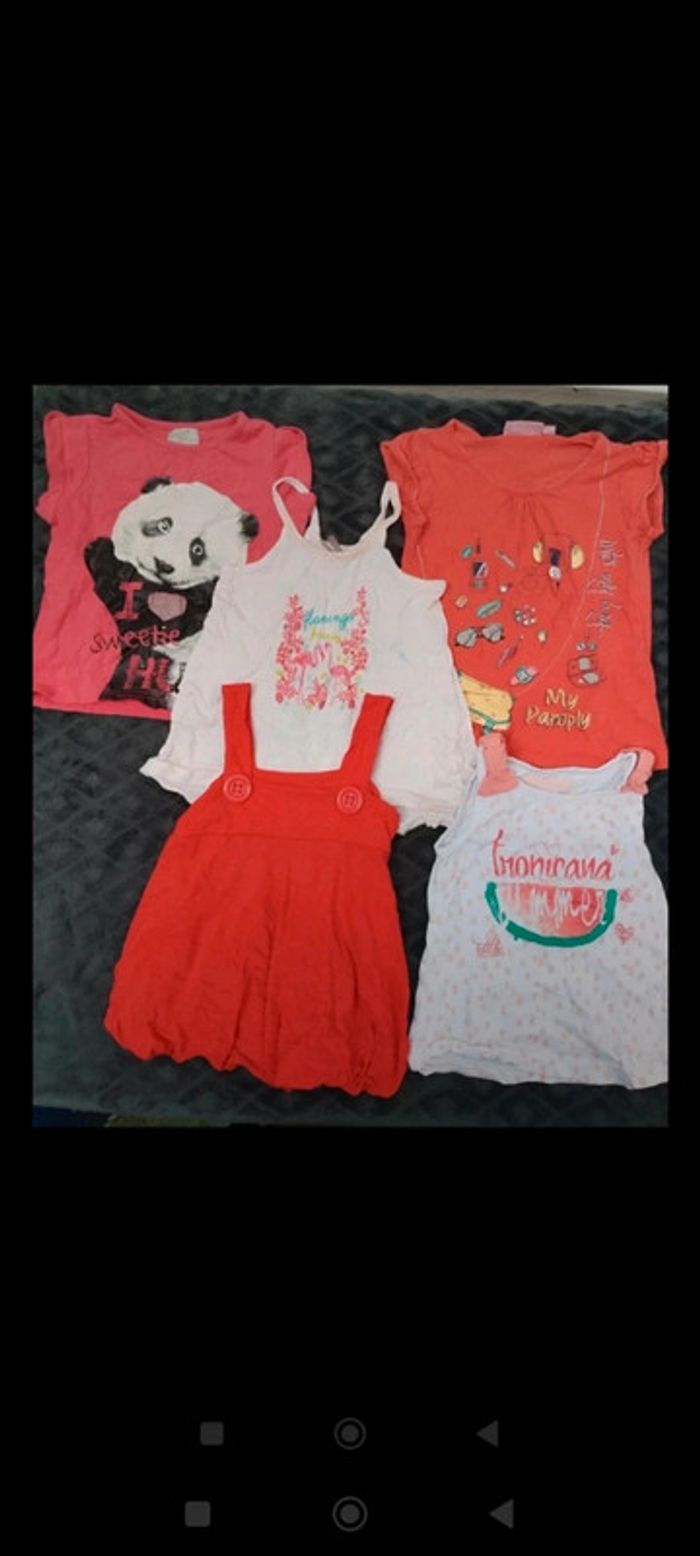 Lot vêtements fille