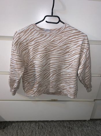 Joli pull zébré (taille 8 ans)