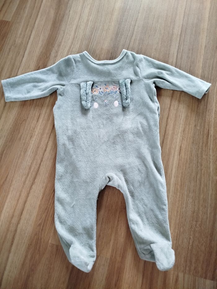 Lot nuit bébé 9 mois avec 2 pyjamas + 2 bodies bébé (Gémo) - photo numéro 5