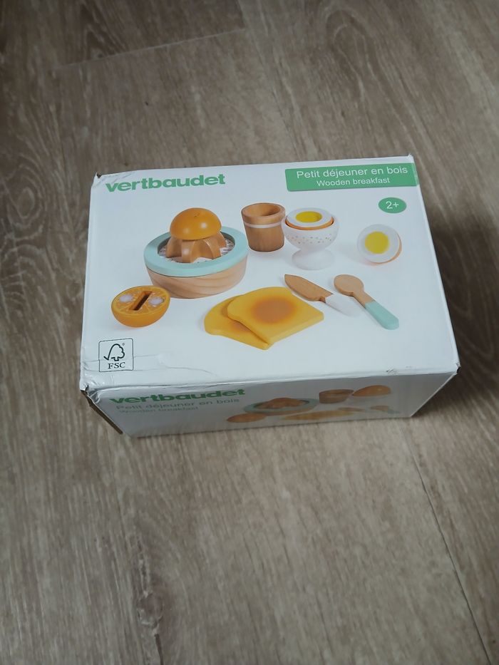 Jouet set petit déjeuner en bois vertbaudet - photo numéro 7