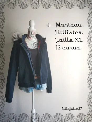 Manteau Hollister taille XL