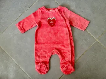Pyjama velours TAO 1 mois