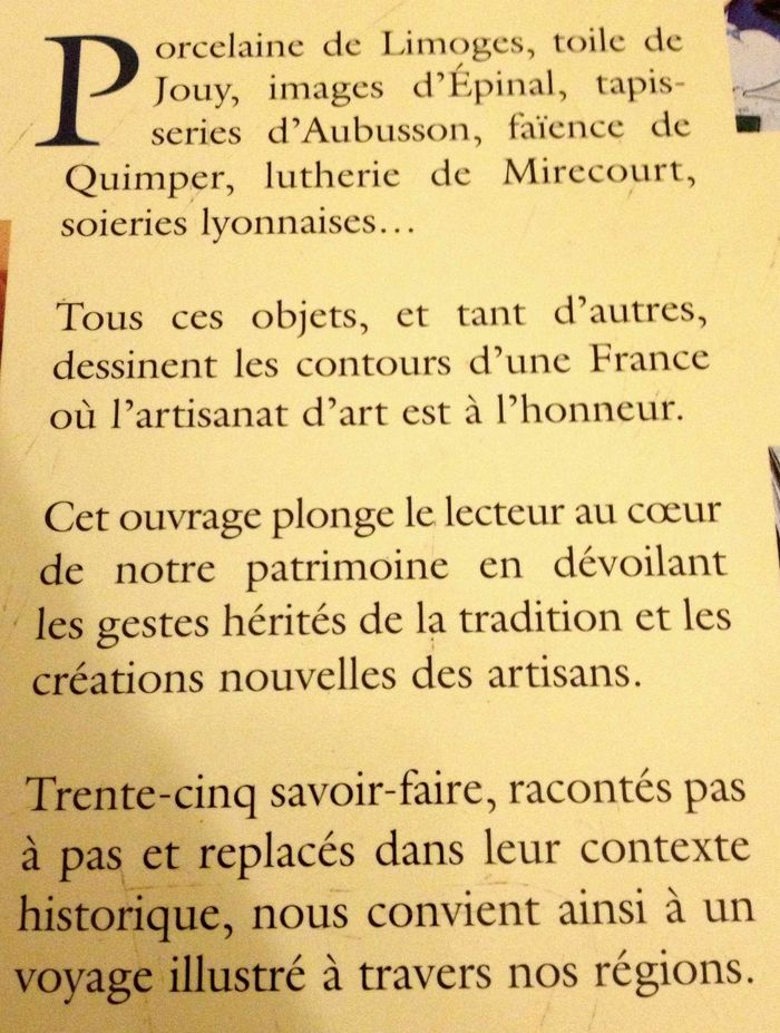Artisans des pays de France Patrice Milleron éditions chêne - photo numéro 7