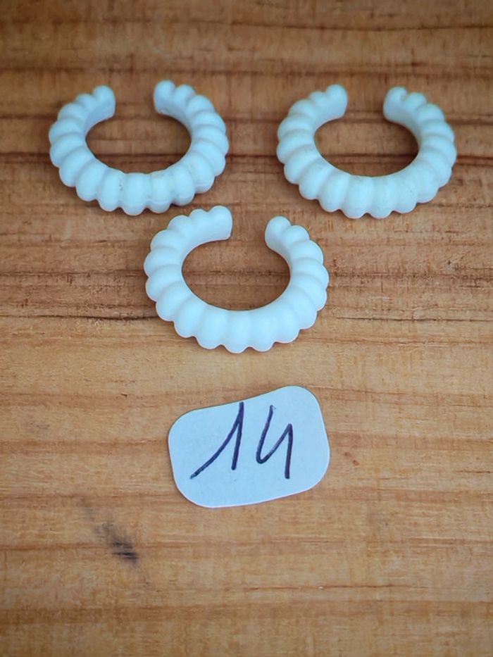 Playmobil vintage 3 cols blancs tricot