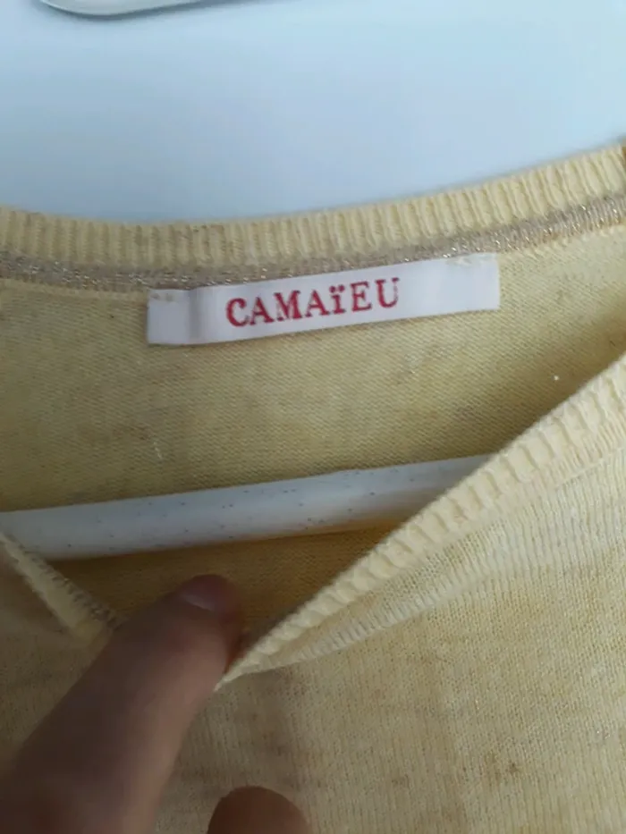 Pull jaune camaïeu - photo numéro 3