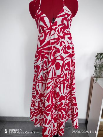 Robe longue en coton