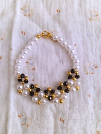 Bracelet perles acryliques et en verres