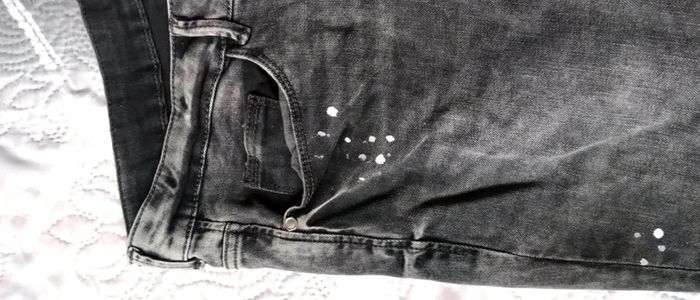 Pantalon skinny gris effet tâches blanches neuf femme 42/44 kiabi - photo numéro 9