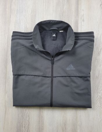 Veste Adidas gris anthracite – Taille L (mesures) – Très bon état