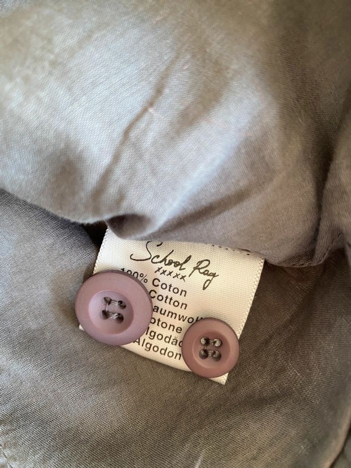 Gilet de tailleur School Rag taille 34 XS gris à petits carreaux - photo numéro 9