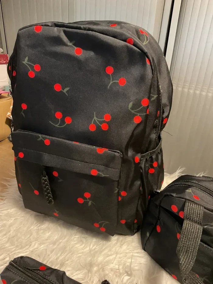 Ensemble 3 pcs « cerises » neuf - photo numéro 5