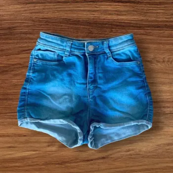 Short en Jean taille haute
