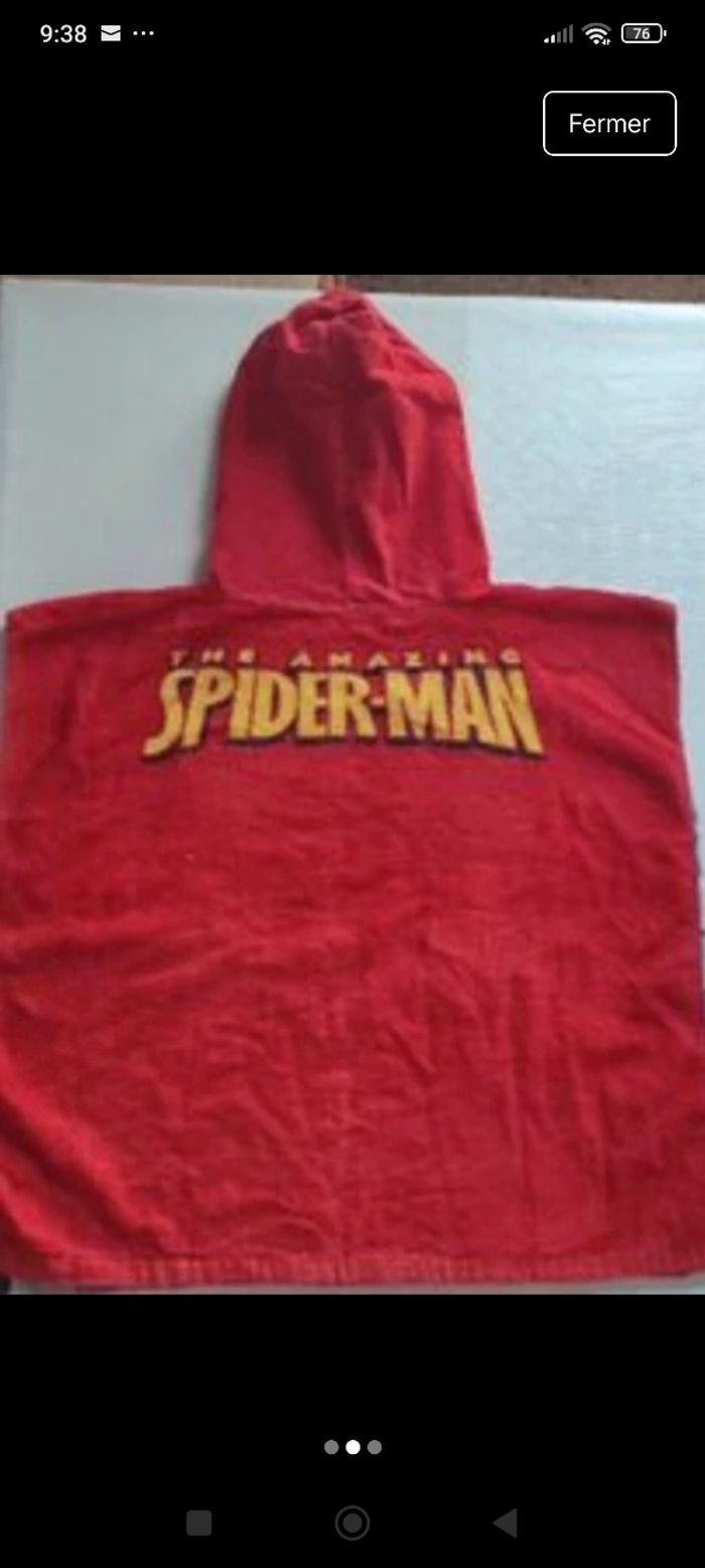 Poncho spiderman - photo numéro 2