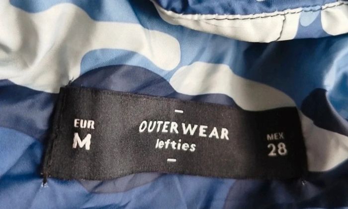 Couvent à capuche ado bleu et blanc camouflage lefties taille M - photo numéro 3