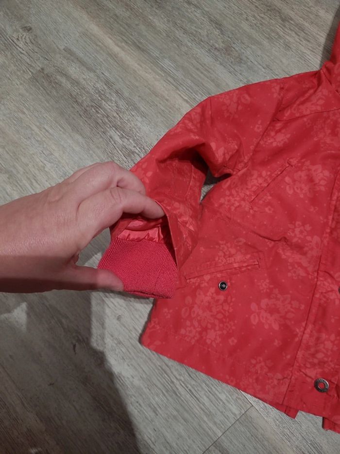 Veste coupe vent 2 en 1 avec doudoune sans manches rose - photo numéro 5