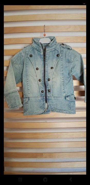 Veste en jean fille 5 ans