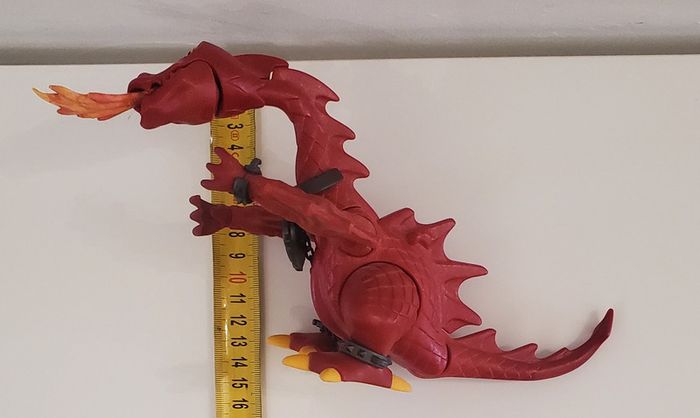 Playmobil Animaux Médiéval Fantastique Un Dragon Rouge Crachant du feu Très Bon état - photo numéro 8