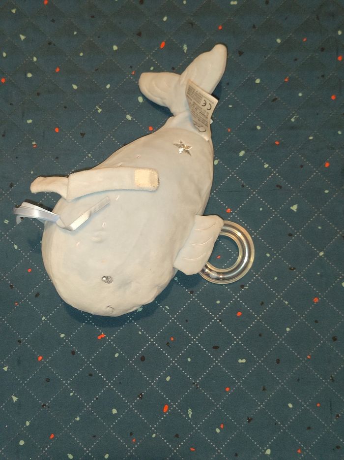 Peluche musicale baleine bleue - photo numéro 5