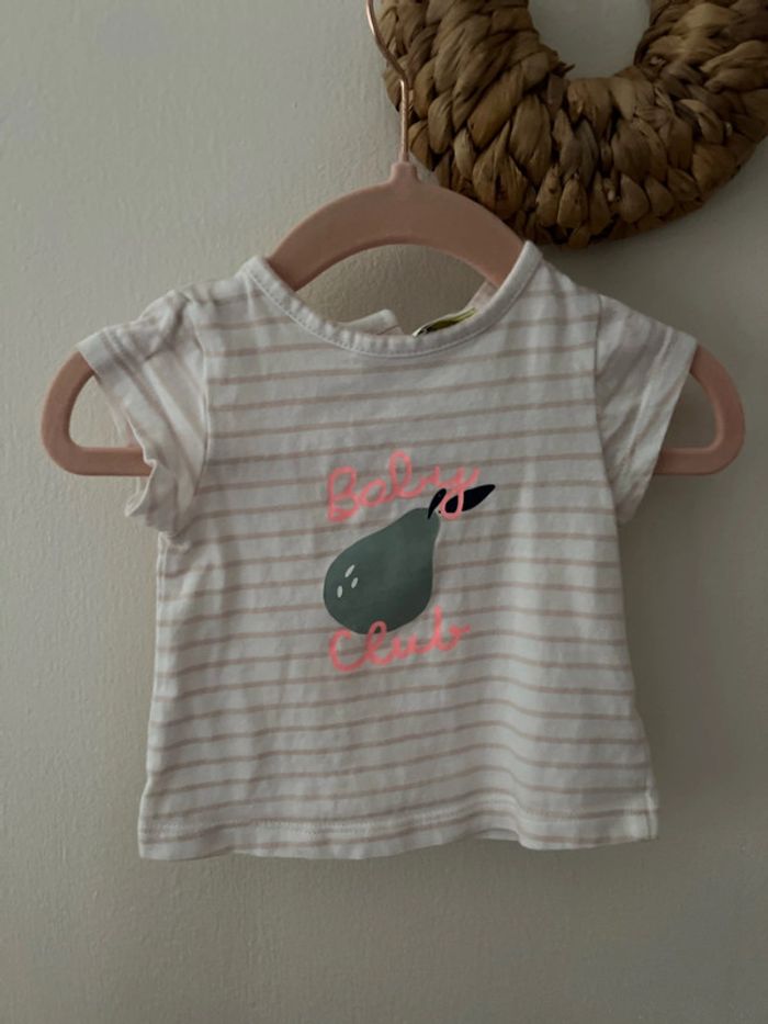 Teeshirt tape à l’œil 3 mois