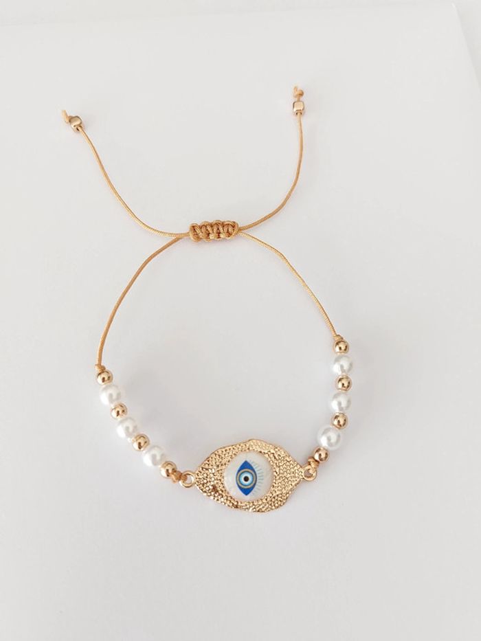 Bracelet réglable œil bleu, inspiration zag, neuf 🌊 - photo numéro 5