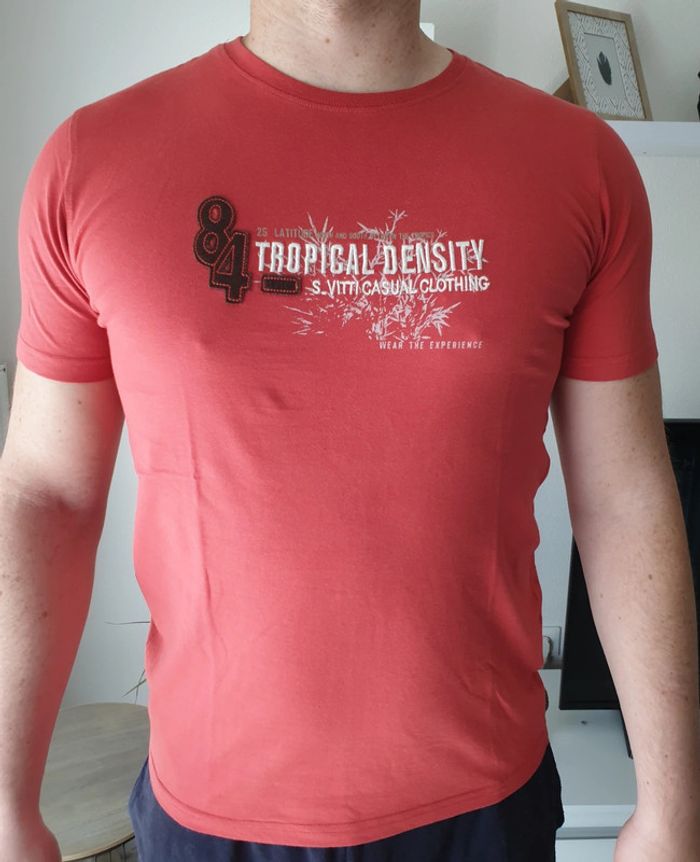 T shirt rouge sergio vitti