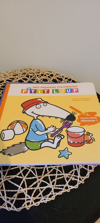 P'tit Loup - Mes coloriages à ne pas dépasser - Les vacances- Cahier de vacances Broché