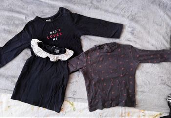 Lot de 3 t-shirt bébé fille Kiabi - 18 Mois