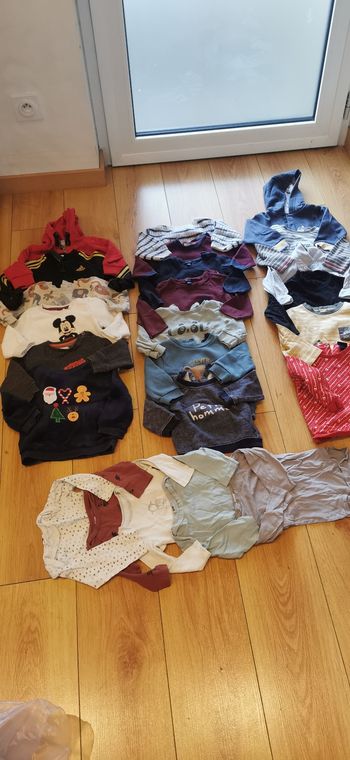 Lot vêtements hiver garçon 12 mois