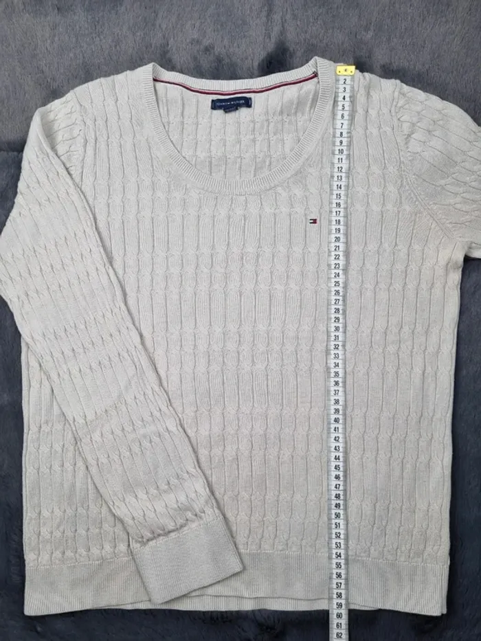 Sweat Tommy Hilfiger beige, M Femmes - photo numéro 7