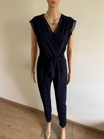 Combinaison bleue marine sans manches Morgan taille 36 bon état 