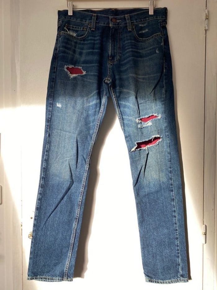 Jean skinny troué