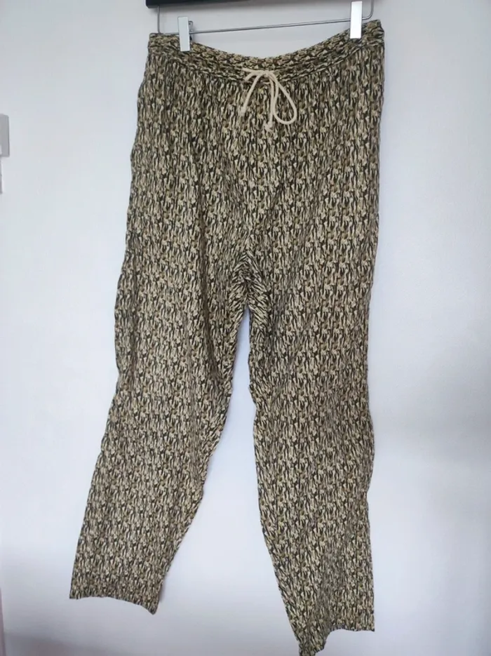 Pantalon en coton taille L