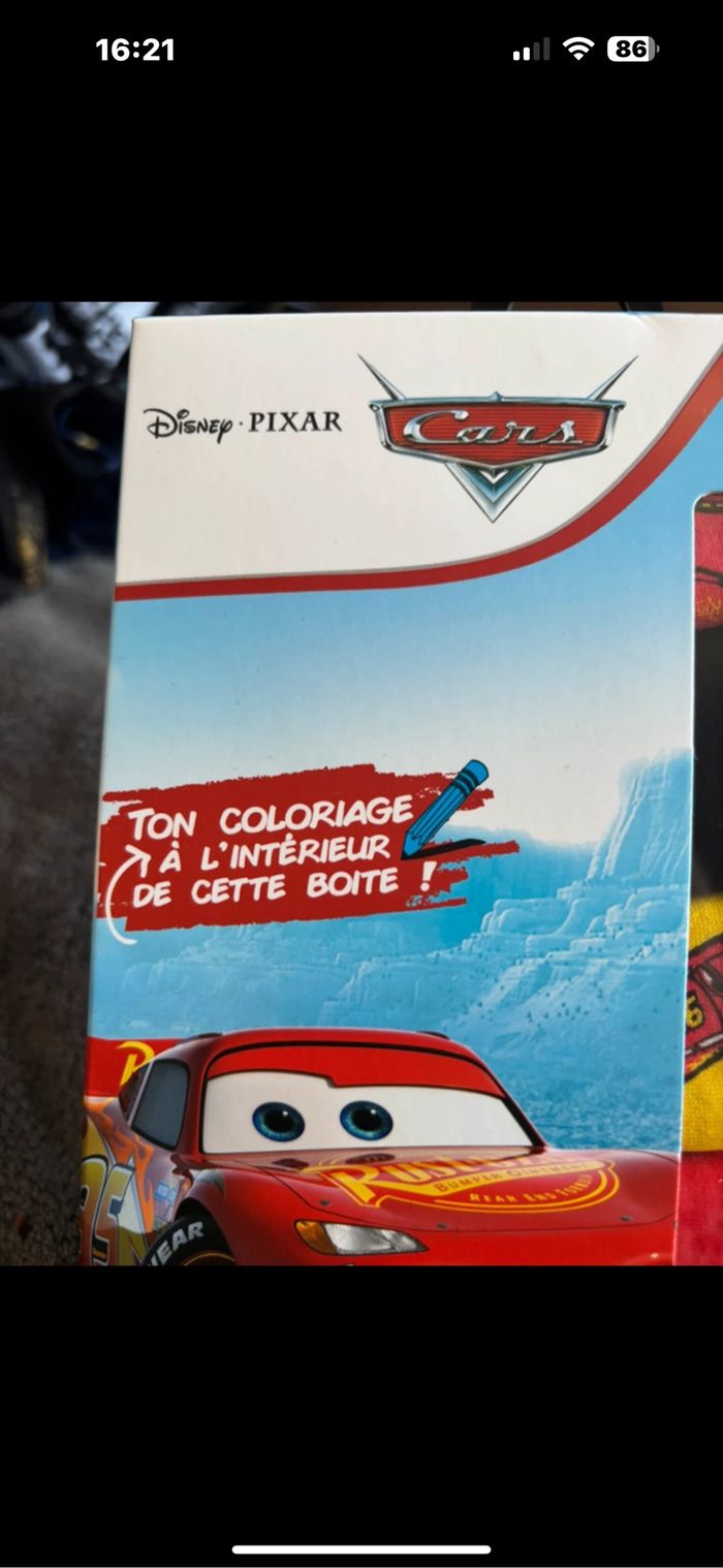 Boîte de coffret de cinq Boxers Cars marque Disney taille 4/5 ans 100 % coton - photo numéro 5