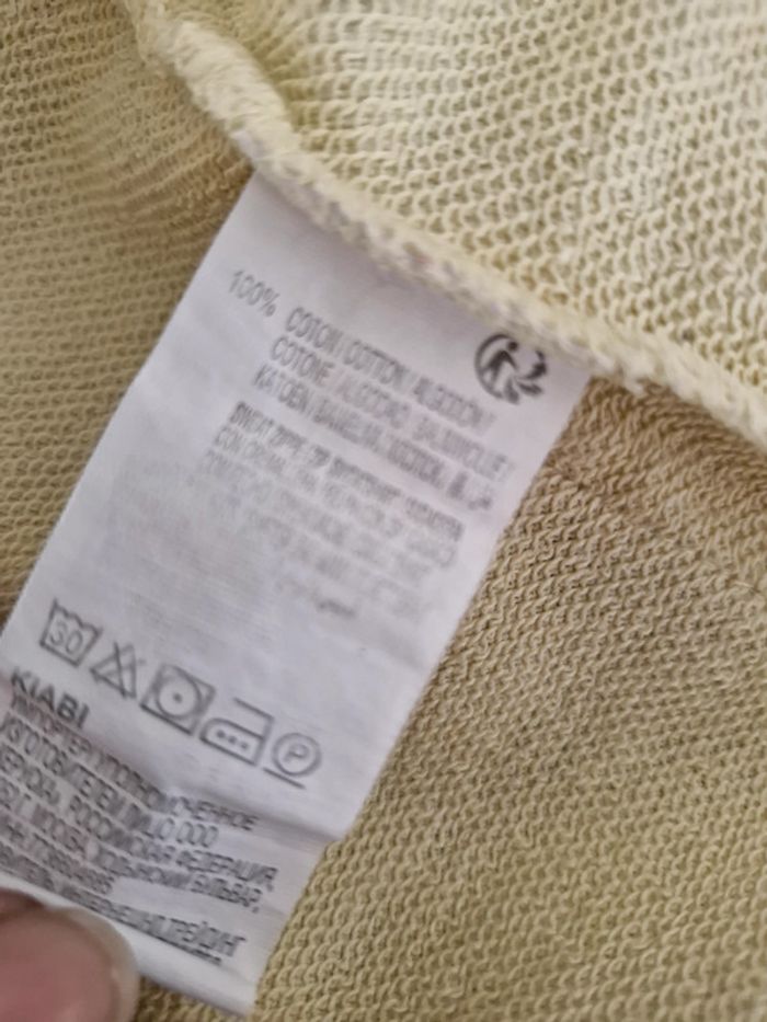 Gilet zippé capuche bébé 36 mois Kiabi Coton - photo numéro 5