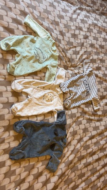 Lot pyjamas velours