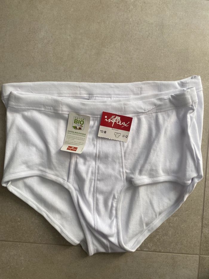 Lot de deux culottes homme en coton bio