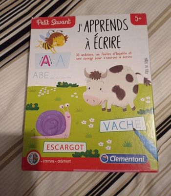 Jeu apprentissage ecriture